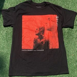 Justin Bieber Medium Graphic Tee Changes Album